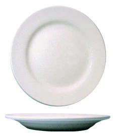 International Tableware DO-21 Dover European White Rolled Edge China Plate 12" Dia. - 12/cs - Image 2
