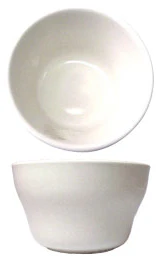 International Tableware DO-4 Dover European White Rolled Edge China Bouillon Cup / Bowl 7 oz. - 36/Case - Image 2