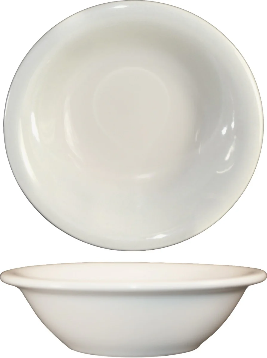 International Tableware VA-11 Valencia American White Narrow Rim China Fruit Bowl 4 oz. - 36/Case