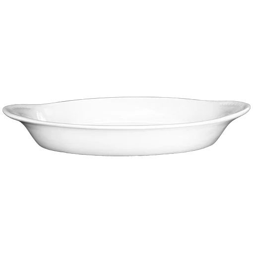 International Tableware WRO-12-EW European White Oval China Welsh Rarebit 12 oz. - 36/Case