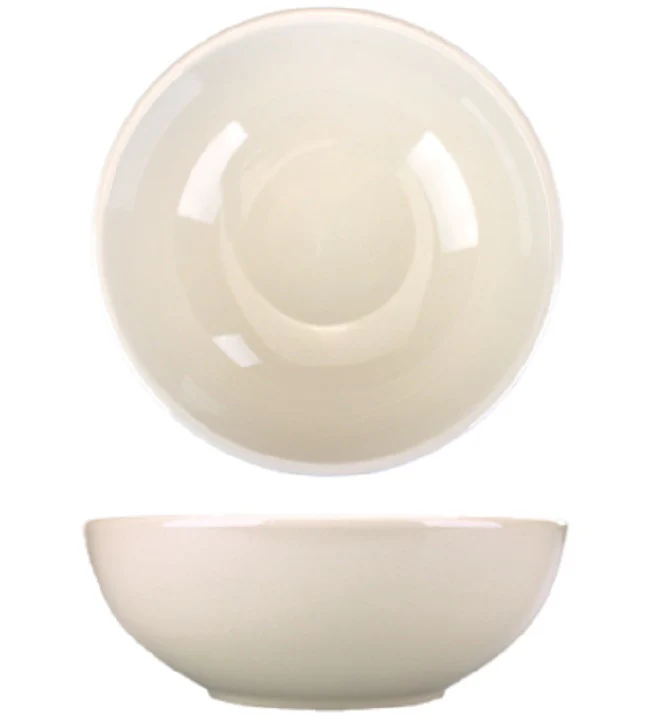 International Tableware RO-700 Roma American White Rolled Edge Round China Ramen Bowl 32 oz. - 12/Case