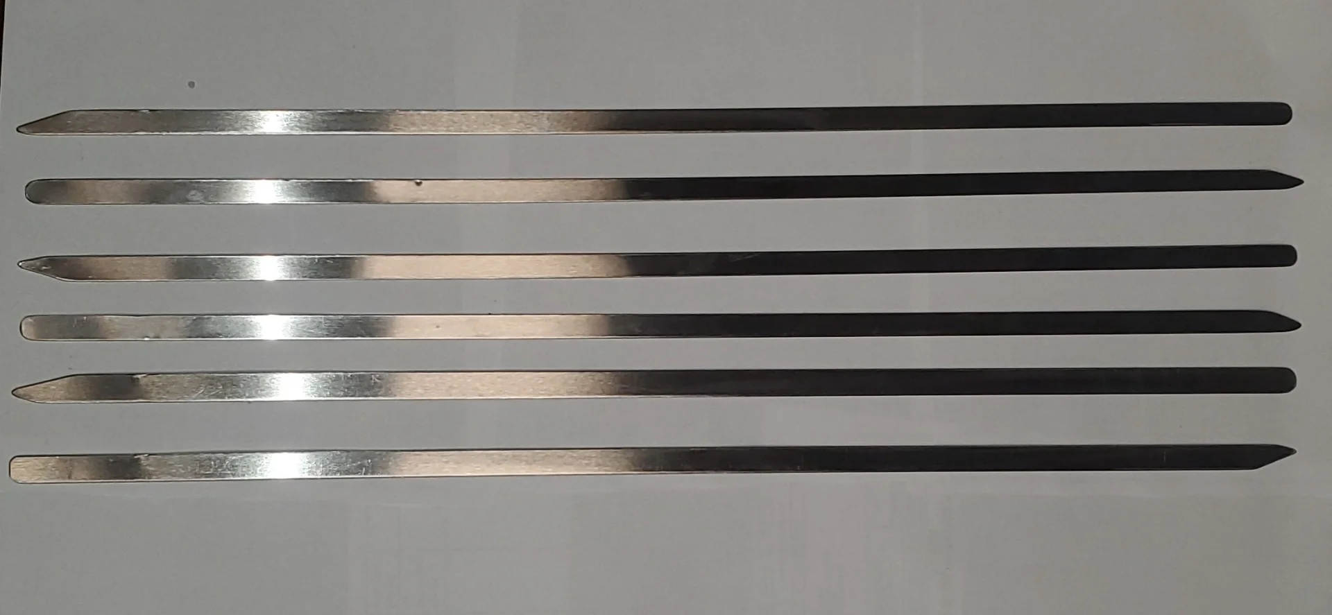 Jean's RS JRS 18G Stainless Steel Skewer 23"L x 1/2"W - 6/Pack