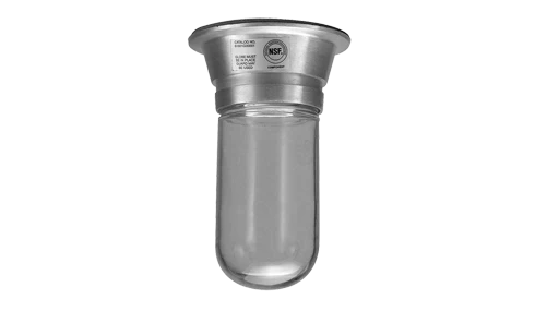 Kason 11801000013 1801 Series Vapor Proof Globe Light Fixture Housing for Vent Hoods or Walk-Ins - Image 2