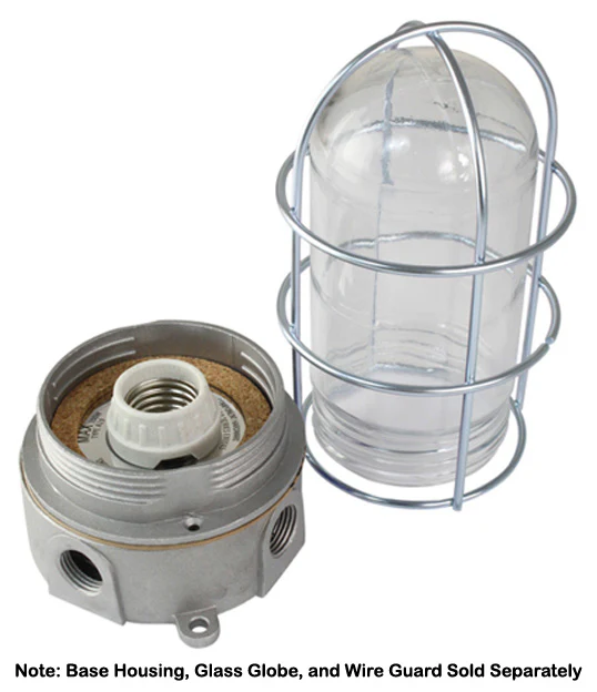 Kason 1802000003 Base Housing for Incandescent Vapor Proof Light Fixture for Walk-In Coolers and Freezers - Image 3
