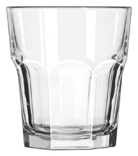 Libbey 15243 Gibraltar Double Rocks Glass 12 oz. - Clear - 36/Case