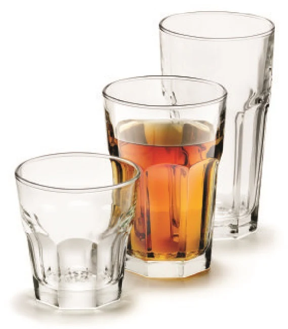 Libbey 15256 Gibraltar Tall Cooler Glass 16 oz. - Clear - 24/Case - Image 3