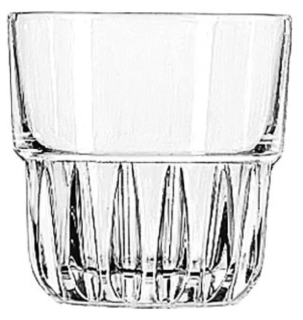 Libbey 15432 Everest Stackable Rocks Glass 7 oz. - Clear - 36/Case