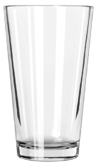 Libbey 1637HT Heat Treated Mixing Glass 20 oz. - Clear - 24/Case