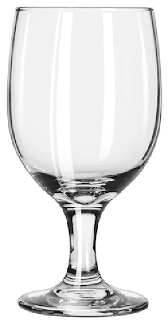 Libbey 3711 Embassy Glass Goblet 11-1/2 Oz. - Clear - 24/Case