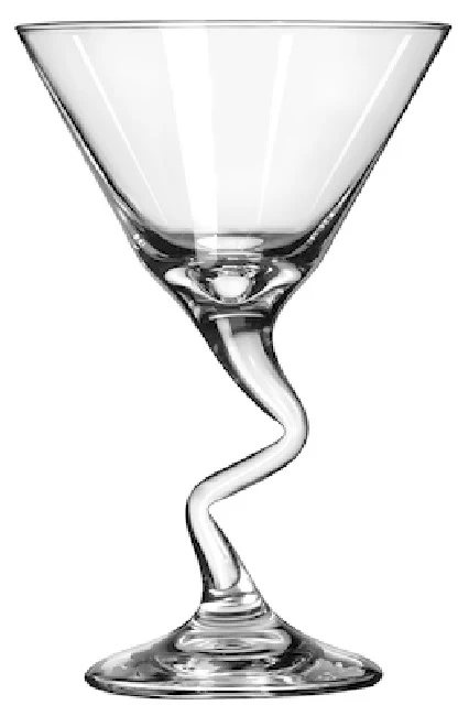 Libbey 37799 Z-Stem Martini Glass 9-1/2 oz. - Clear - 12/Case