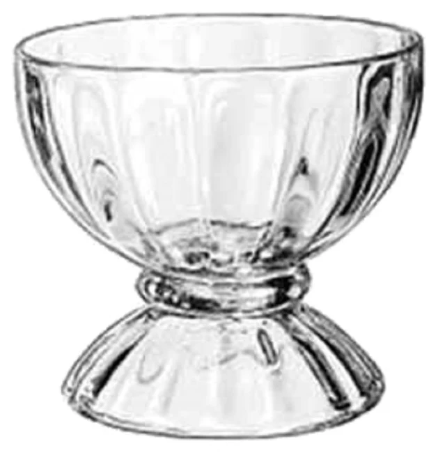 Libbey 5118 Footed Glass Supreme Bowl 18 oz. - Clear - 24/Case - Image 2