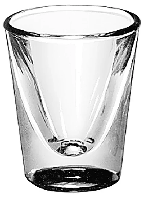 Libbey 5122 Whiskey Shot Glass 1 oz. - Clear - 72/Case