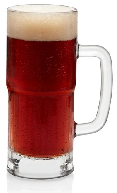 Libbey 5360 Tall Glass Beer Mug 22 oz. - Clear - 12/Case - Image 2