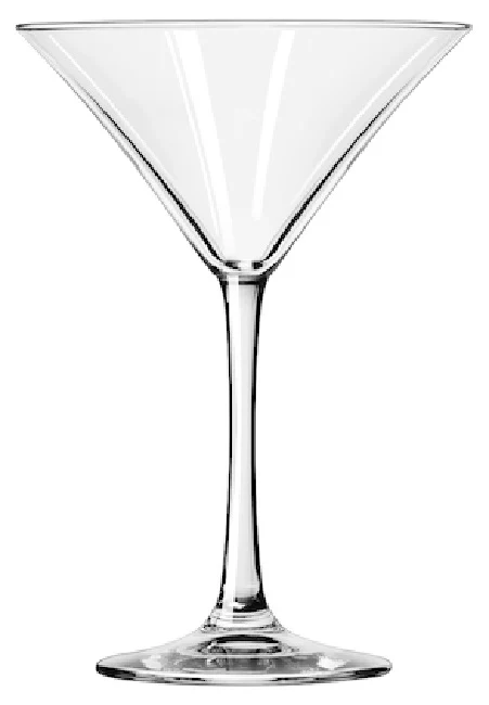Libbey 7512 Vina Martini Glass 8 oz. - Clear - 12/Case
