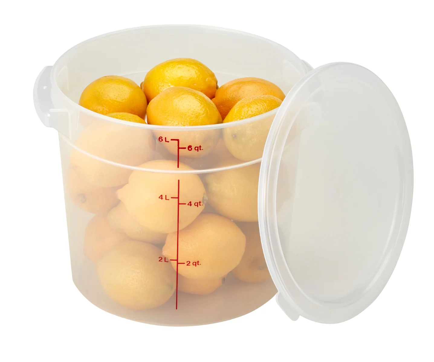 Cambro RFSC6PP Lid, Container, Translucent, Round - Image 6