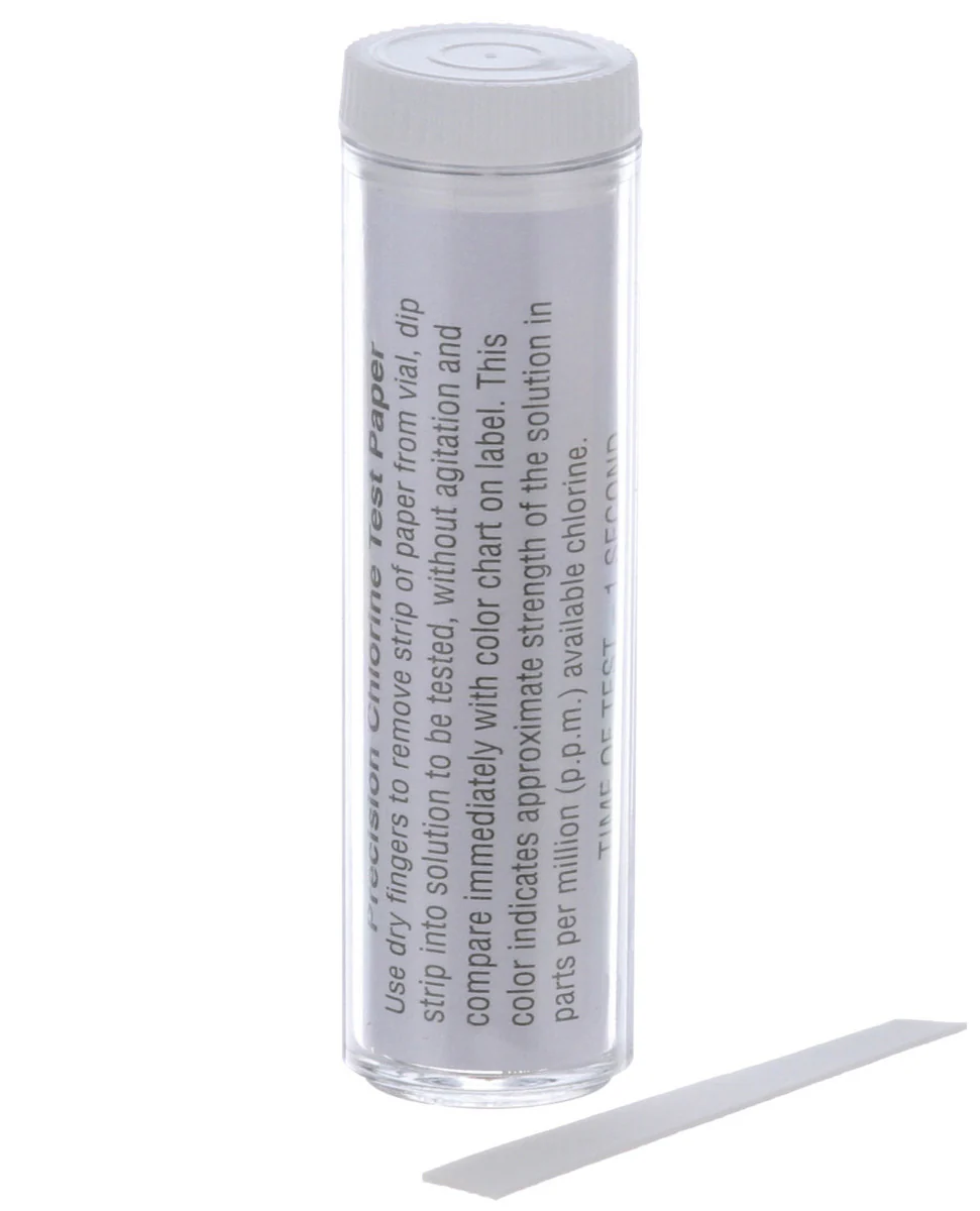 FMP 142-1362 Litmus Test Strips for Chlorine Sanitizers 10-200 ppm - 100 Strips per Pack - Image 4
