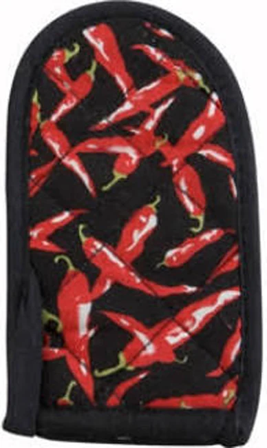 Lodge HH1 Fabric Hot Handle Holder / Mitt 8-1/16" - Red Chili Pepper - Image 2