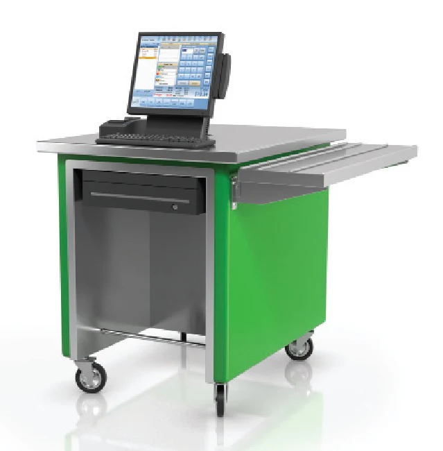 Low Temp Industries 36-CSS SpecLine Mobile Cashier Station 36" x 30" x 36" - Image 2