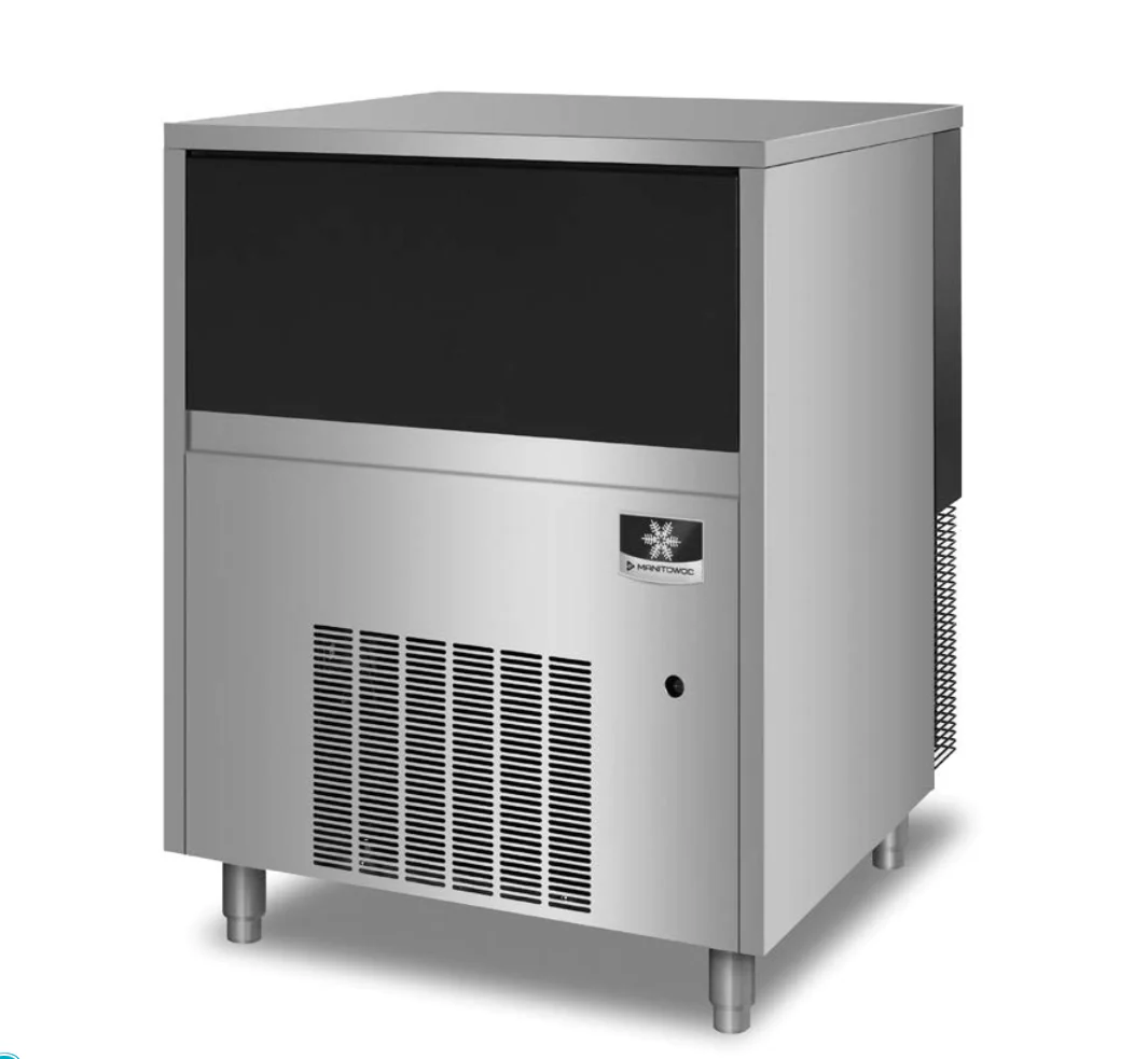 Manitowoc UFP0350A 400 lb Flake Ice Machine w/ Bin - 60 lb Storage, Air Cooled, 115v