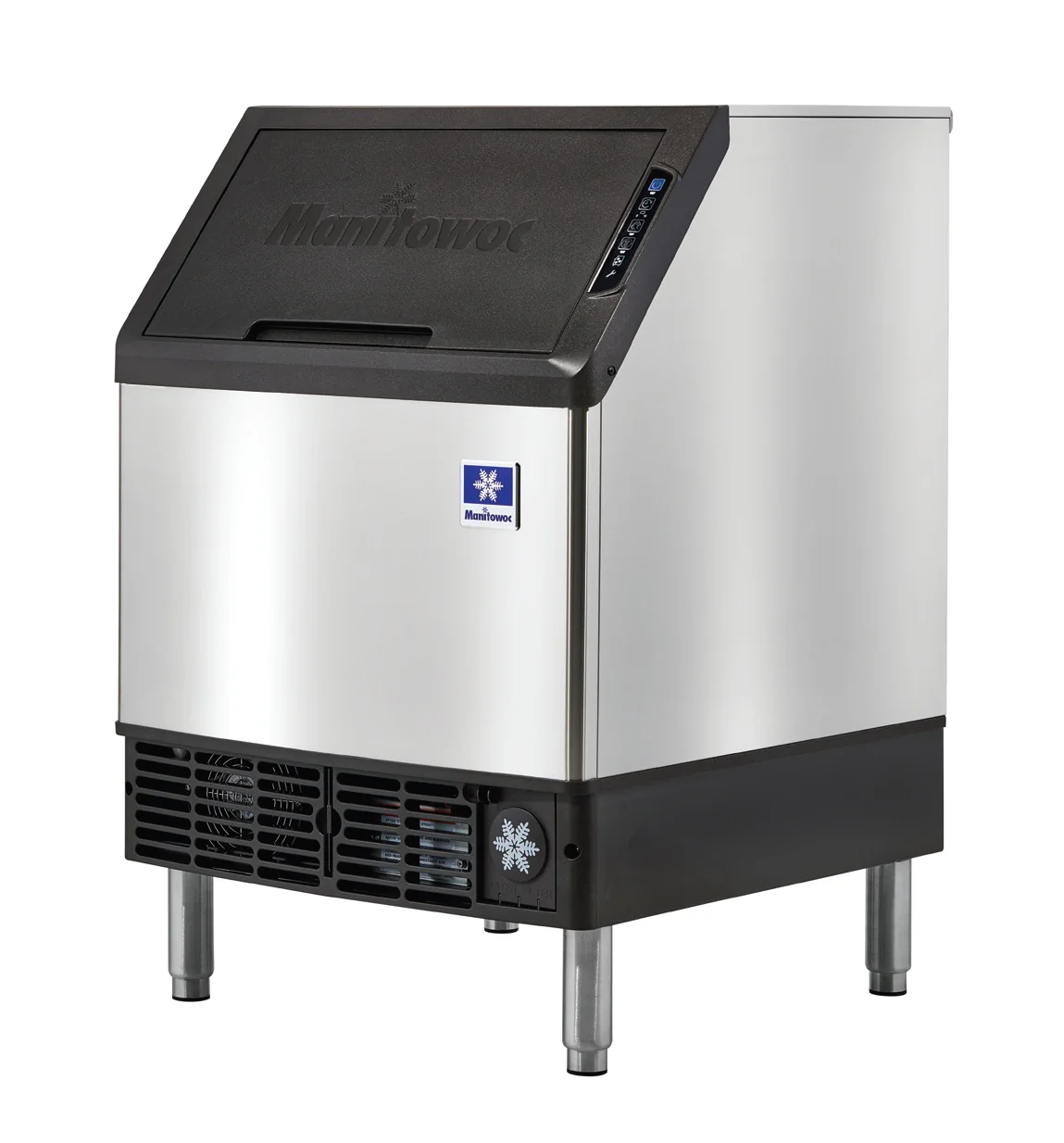 Manitowoc UDP0240A NEO Air Cooled Undercounter Dice Ice Machine with 90 lb. Bin 26" - 240 lb/24hrs