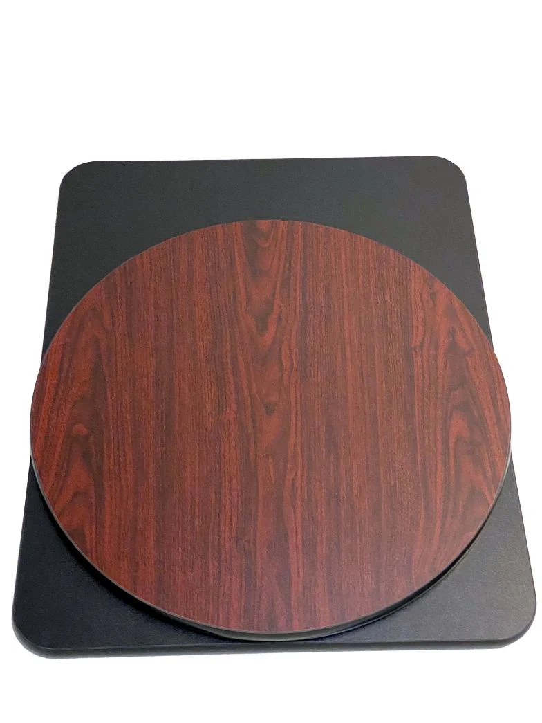 AAA Furniture Wholesale MBT3636 Reversible Square Table Top 36" x 36" - Mahogany/Black