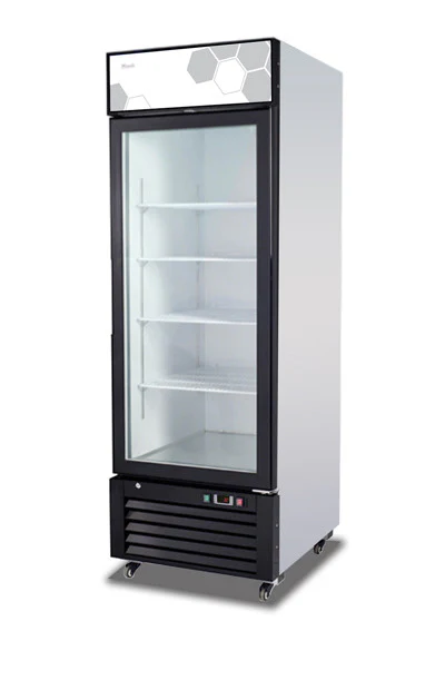 Migali C‑23FM‑HC Competitor Series 1 Glass Swing Door Merchandiser Freezer with LED Lighting 27" – 23 Cu. Ft. – 115V