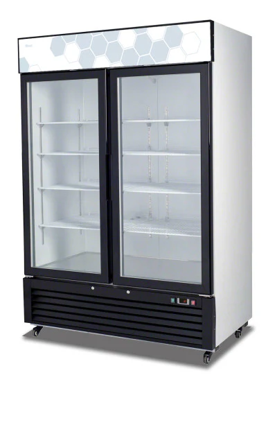 Migali C‑49RM‑HC Competitor Series 2 Glass Swing Door Merchandiser Refrigerator with LED Lighting 55" – 49 Cu. Ft.