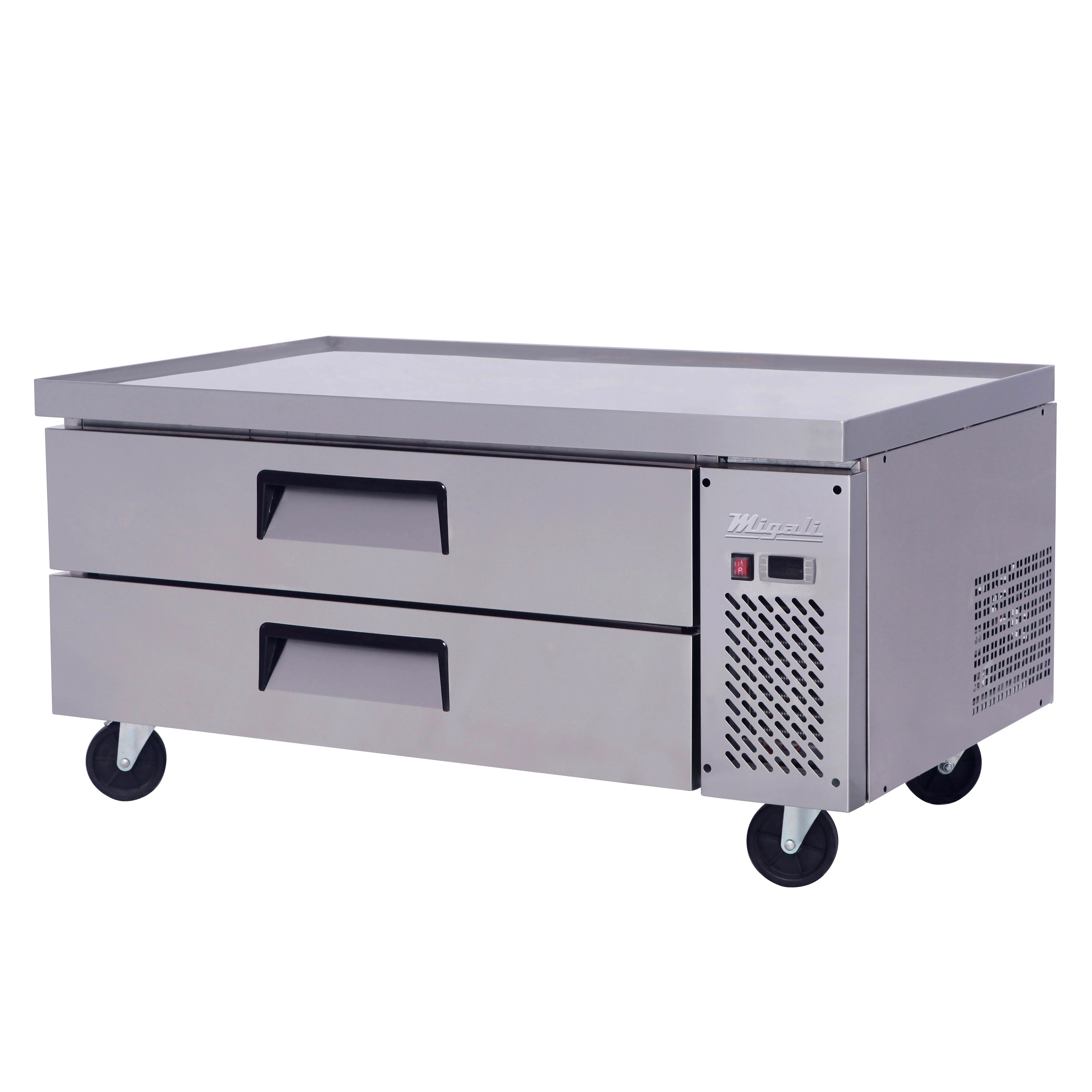 Migali C-CB52-HC Competitor Series 2 Drawer Refrigerated Chef Base 52" - 10.4 cu. Ft