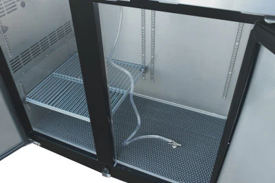 Migali C-DD48-2-HC Competitor Series Black 2 Solid Door 1 Single Tap Direct Draw Beer Cooler 48" - (2) 1/2 Keg Capacity - Image 3