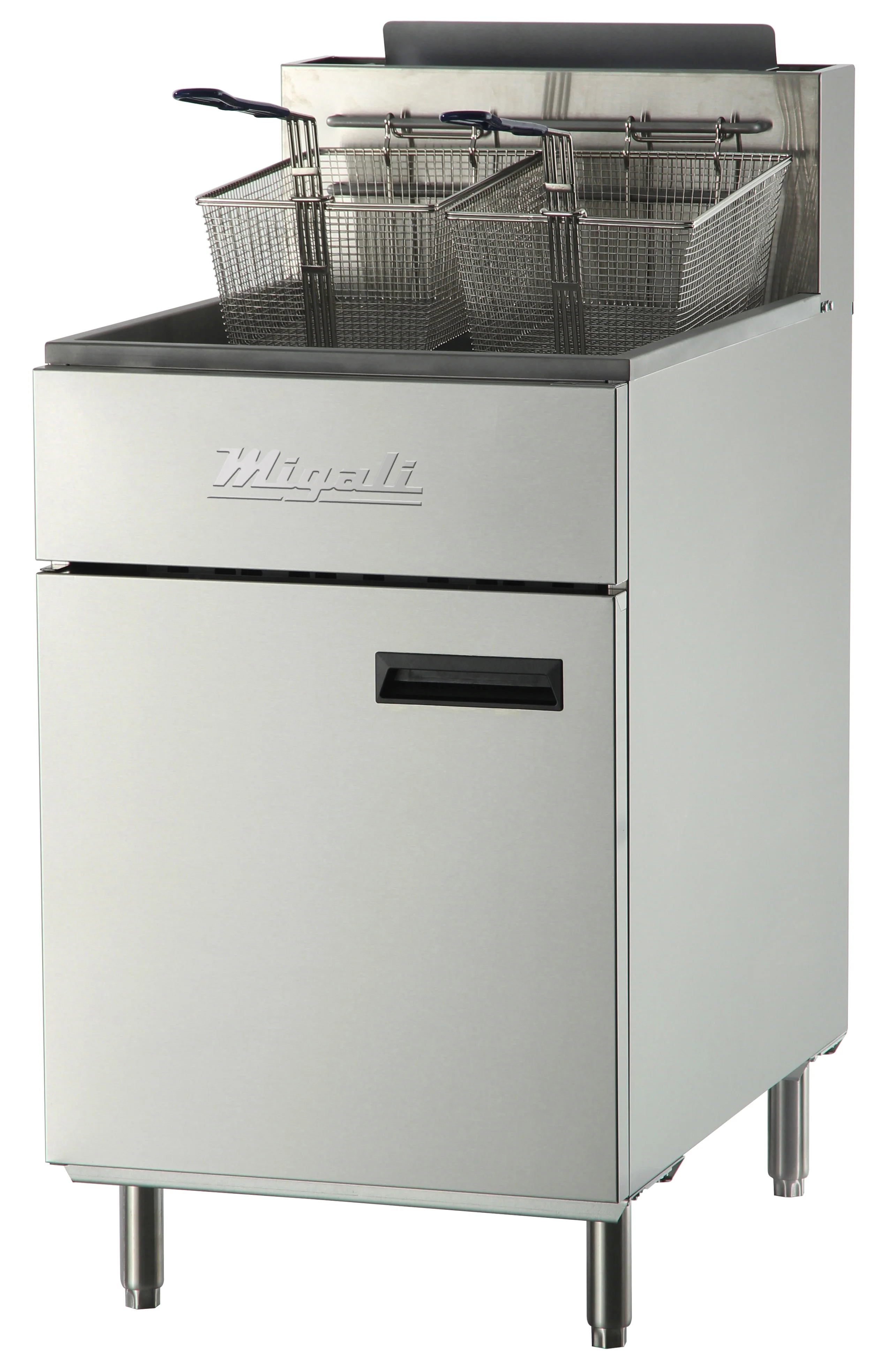 Migali C‑F75‑NG Competitor Series Floor Gas Fryer – 75 lb. Capacity, Natural Gas, 170,000 BTU