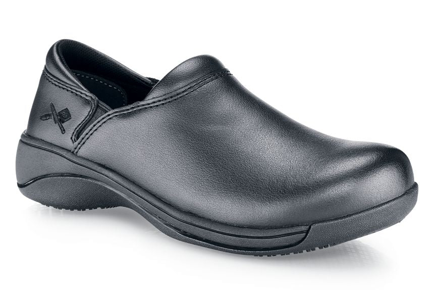 Mozo M43703-7 Forza Women's Slip Resistant Shoes with Gel Insoles - Black - Size 7