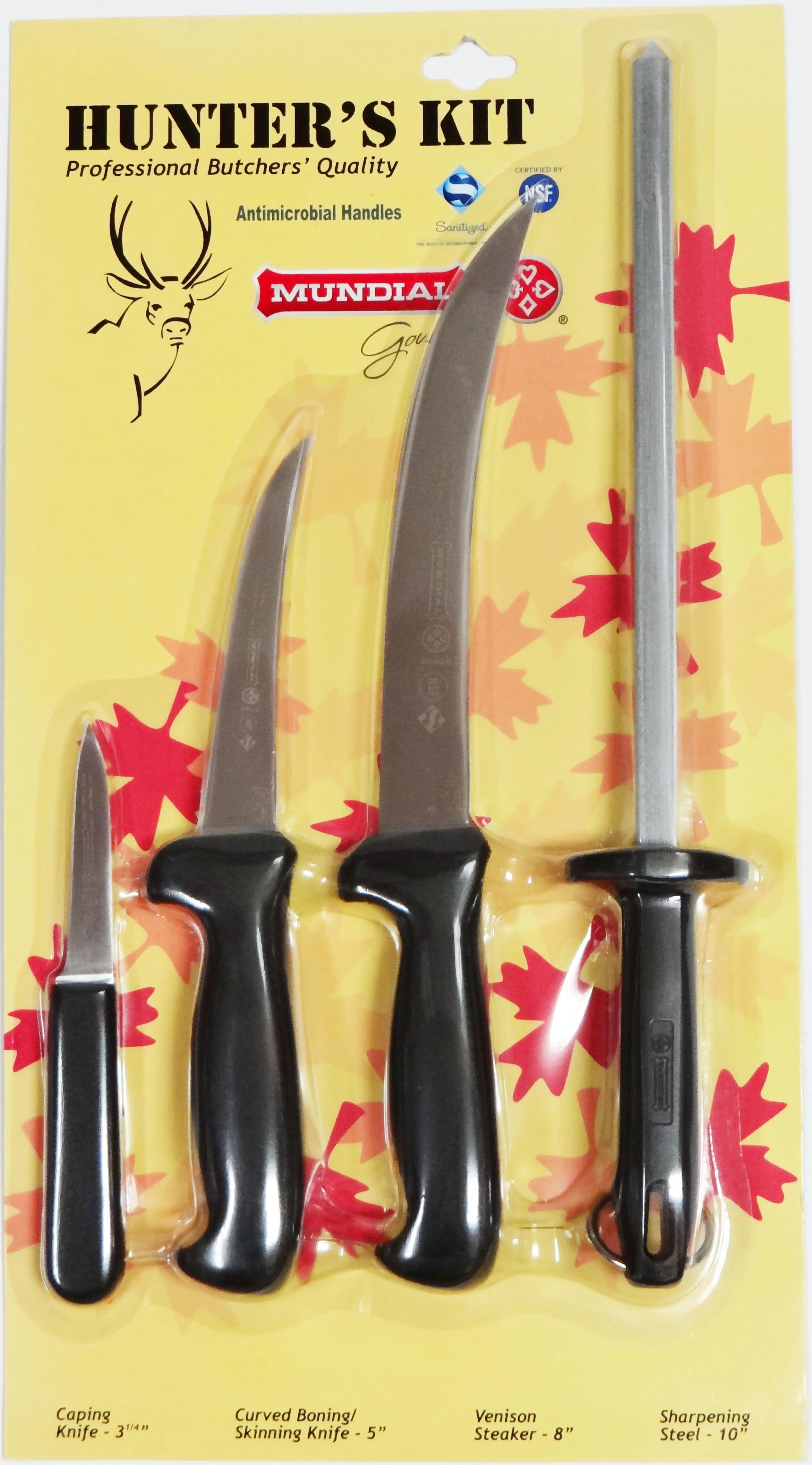 Mundial HS5600-4 Hunter's Kit 4-Piece Knife Set