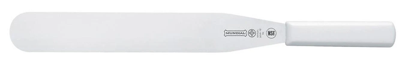 Mundial W5650-12 Baker's Icing Spatula with White Handle 12"