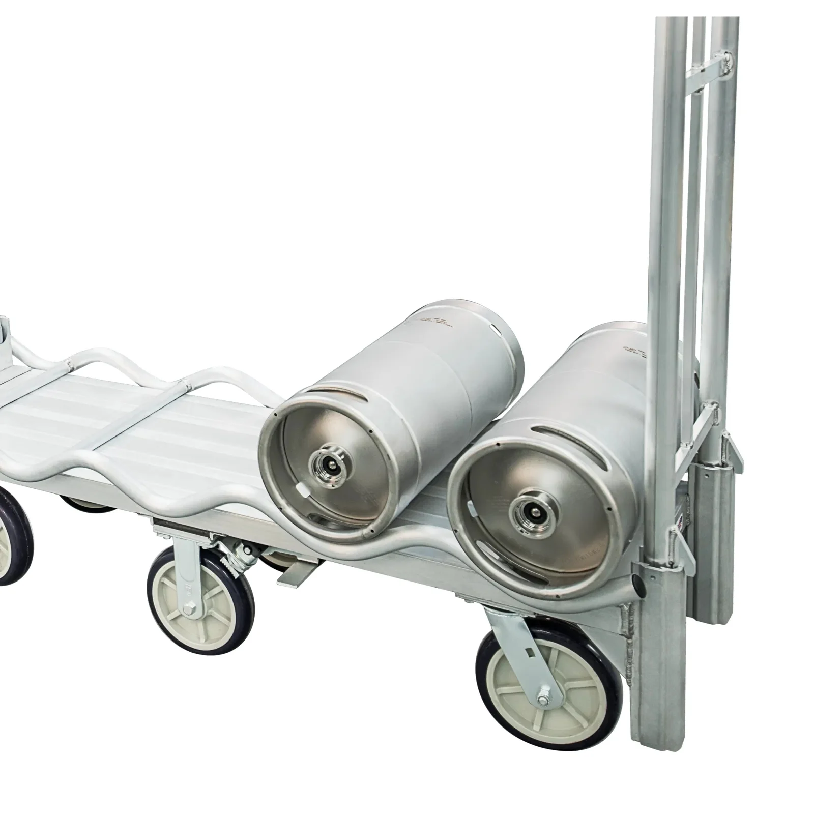 New Age 52064 Aluminum Keg Carrier - Holds Up To (15) 1/6 Barrel Kegs - For use with BDT Bulk Delivery Trucks - Image 3