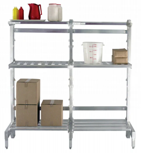 New Age 2531 Aluminum "Quick Change" Cantilever T-Bar Shelf 36"W x 24"D - Image 2