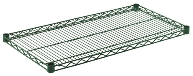 Olympic J1836K Green Epoxy Wire Shelf 18" x 36" - Image 2