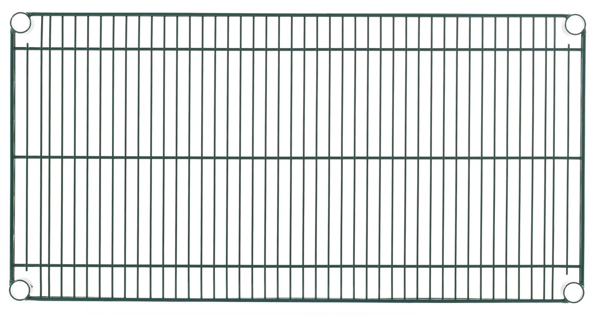 Olympic J1836K Green Epoxy Wire Shelf 18" x 36" - Image 3