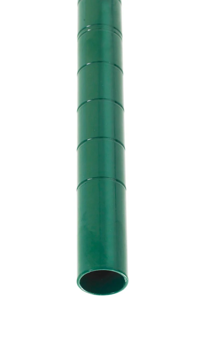 Olympic J74UK Green Epoxy Mobile Wire Shelving Post 74" - Image 3