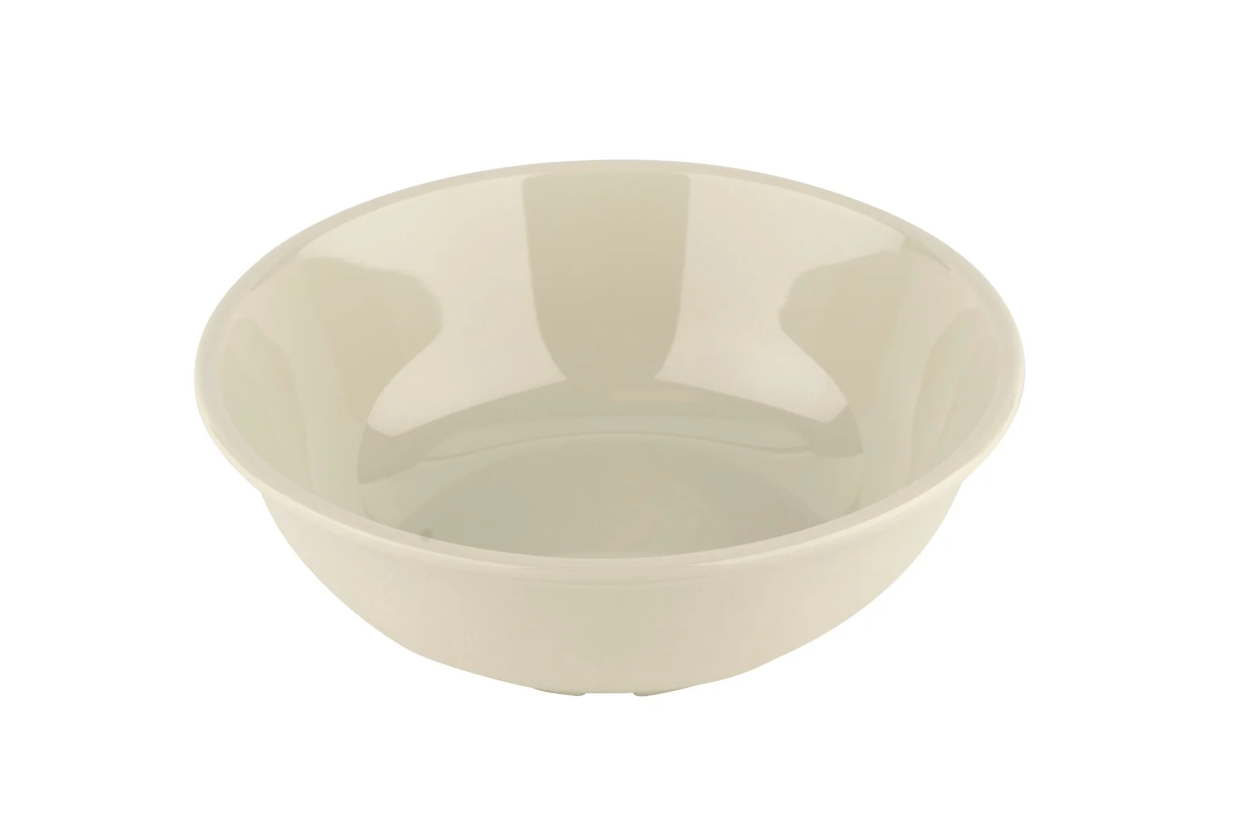 GET B-24-DI Diamond Ivory Melamine Classic Rim Deep Bowl 24 oz. - Ivory - 12/Case - Image 2