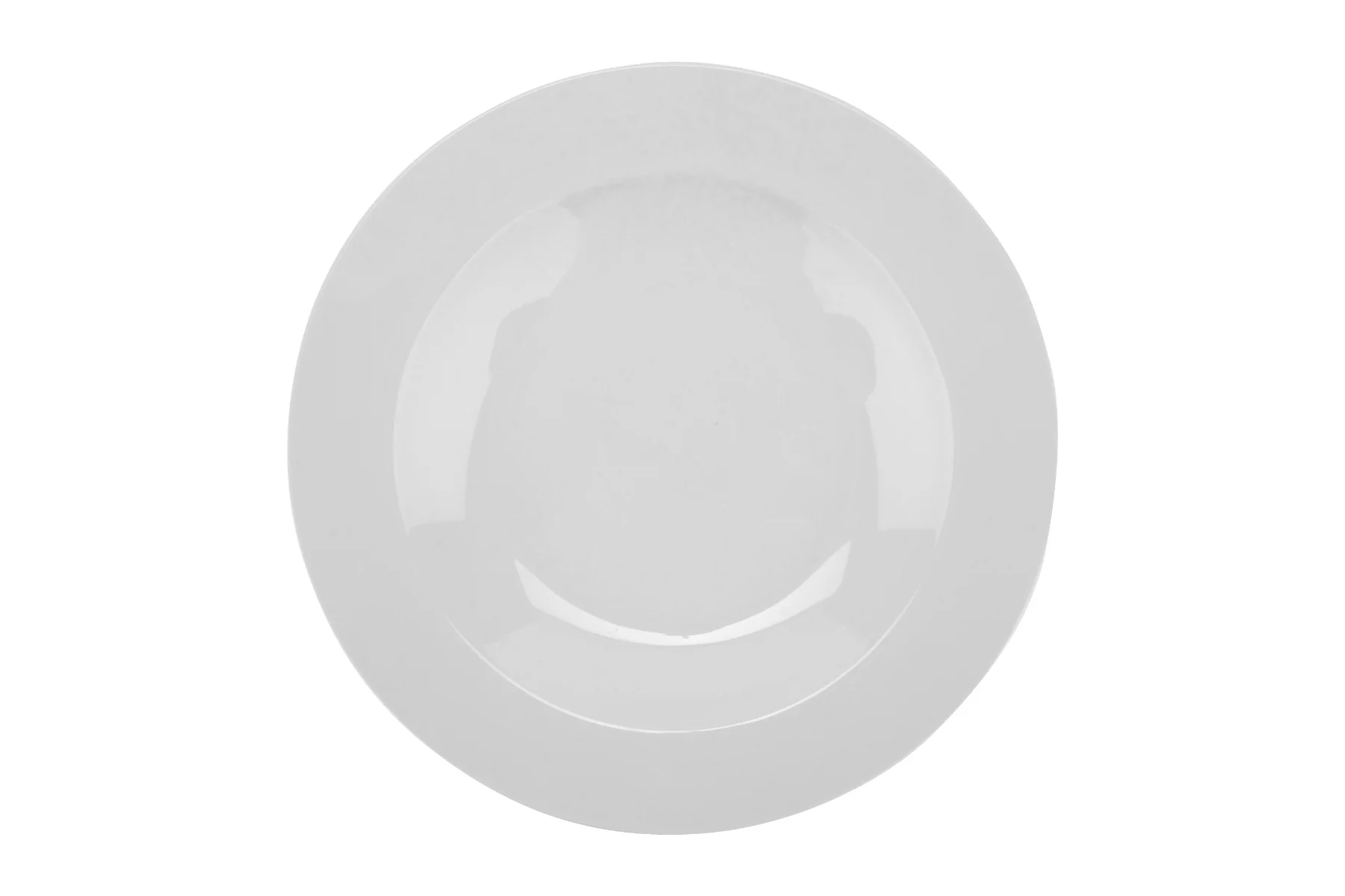 GET B-2412-DW Diamond White Melamine Wide Rim Pasta Bowl 24 oz. - White - 12/Case