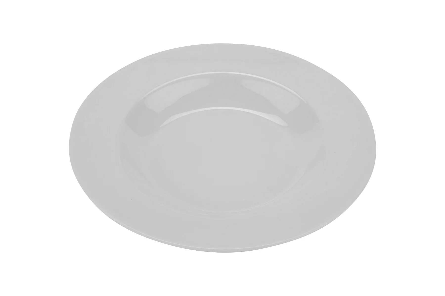 GET B-1611-DW Diamond White Melamine Wide Rim Pasta Bowl 16 oz. - White - 12/Case - Image 2