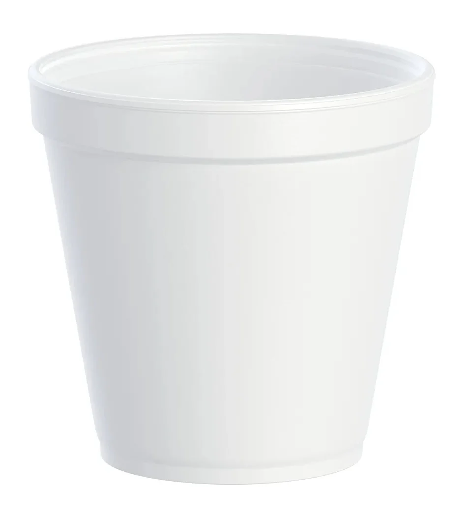 Dart 16MJ20 Insulated Foam Container Cup 16 oz (Case of 500) Restaurant Disposable Containers