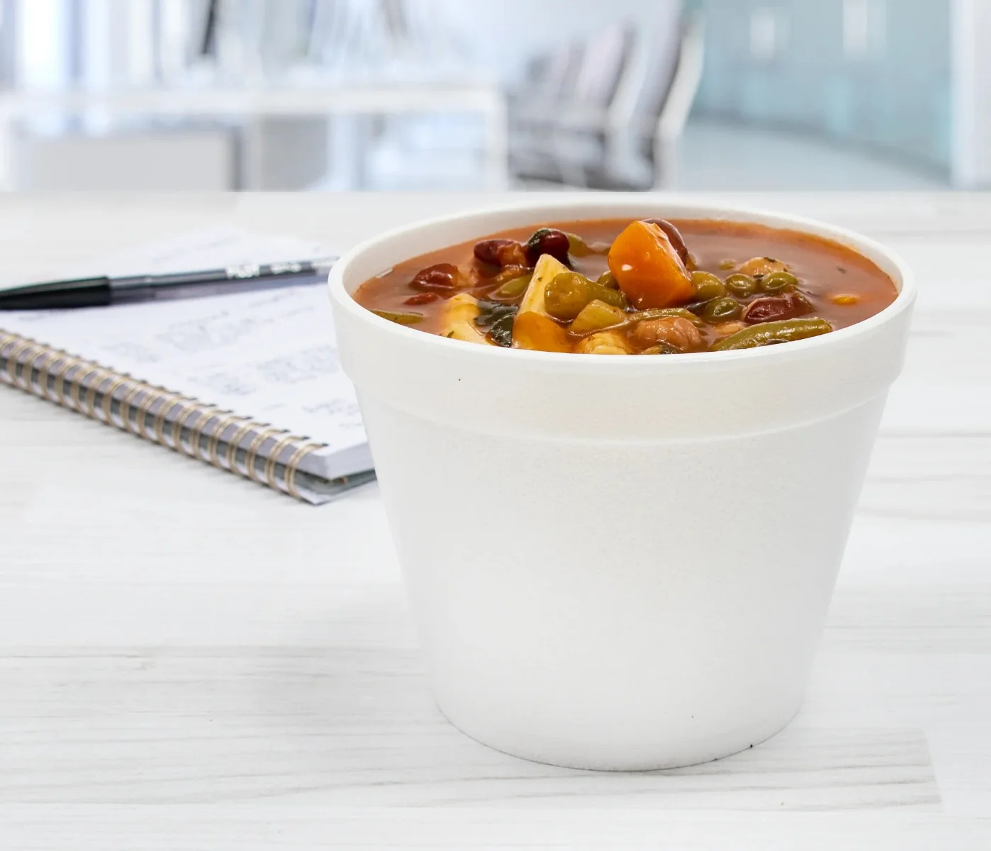 Dart 12SJ20 Insulated Foam Container Cup 12 oz (Case of 500) Restaurant Disposable Containers - Image 2