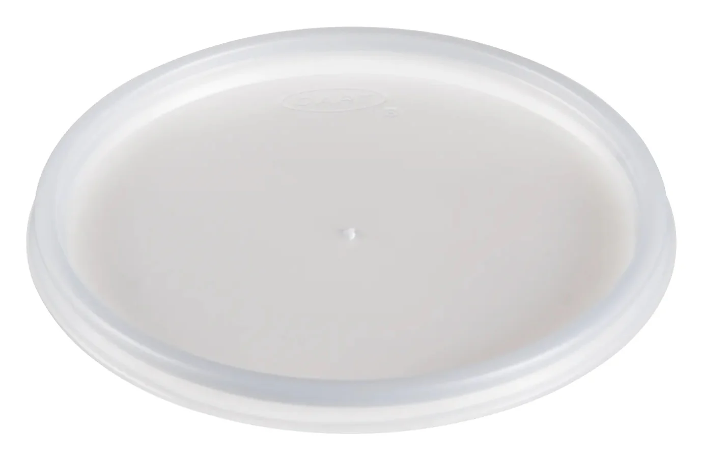 Dart Solo 20JL Translucent Plastic Vented Flat Lid for 20 oz. Foam Cups & Containers - 1000/Case