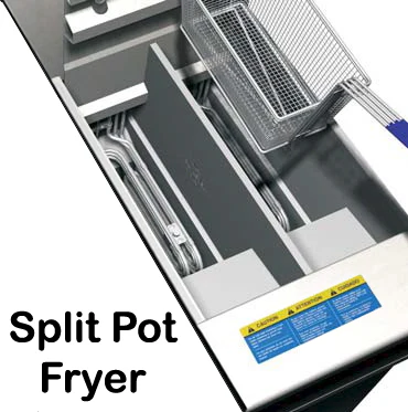Pitco SE14T-SSTC Solstice Split Spot Electric Floor Fryer w/ Solid State Controls 40-50 lbs./cap. - 208v/3-ph, 17kW - Image 3