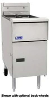 Pitco SE14T-SSTC Solstice Split Spot Electric Floor Fryer w/ Solid State Controls 40-50 lbs./cap. - 208v/3-ph, 17kW - Image 5