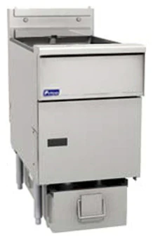 Pitco SE18RS-1FD-SSTC Solstice Floor Electric Fryer with Solid State Controls and Under-Fryer Drawer Filtration 70-90 lb./cap - 208v/3-ph, 22kW
