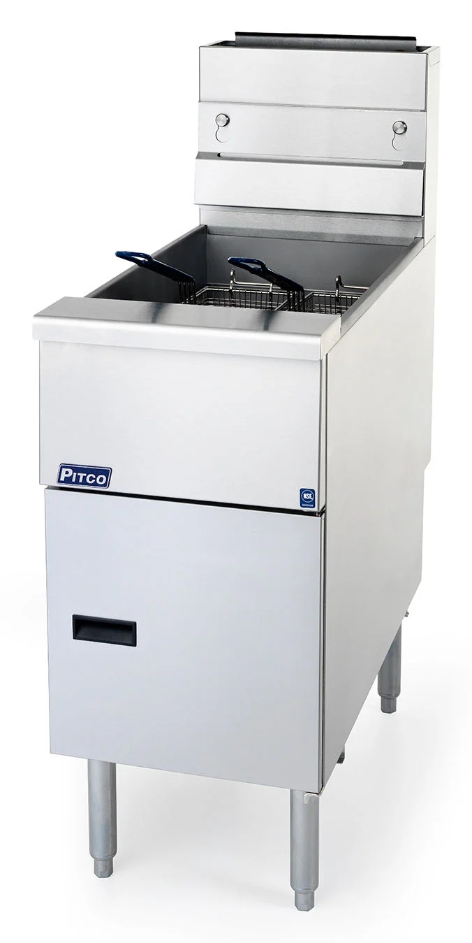 Pitco SG14‑S Solstice Natural Gas Floor Fryer w/ Millivolt Controls – 40–50 lb Capacity, 110,000 BTU - Image 5