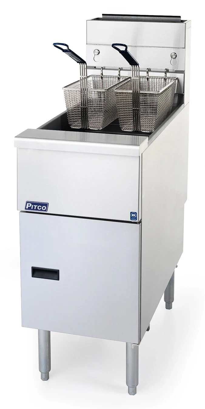 Pitco SG14‑S Solstice Natural Gas Floor Fryer w/ Millivolt Controls – 40–50 lb Capacity, 110,000 BTU - Image 6