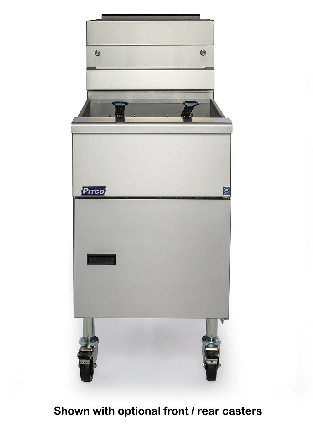 Pitco SG18-S-LP Solstice Liquid Propane Floor Fryer w/ Millivolt Controls 70-90 lbs./cap - 140,000 BTU - Image 2